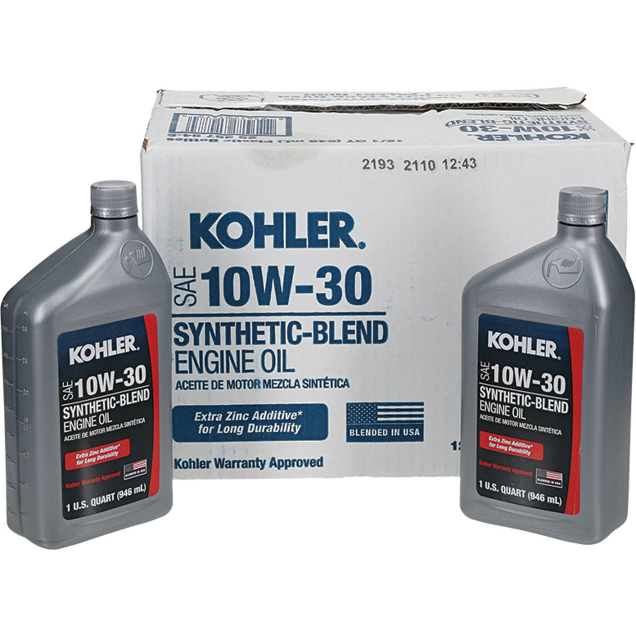 4Cycle Engine Oil For Kohler 25 357 64S SAE 10W30 Oil Weight; 055