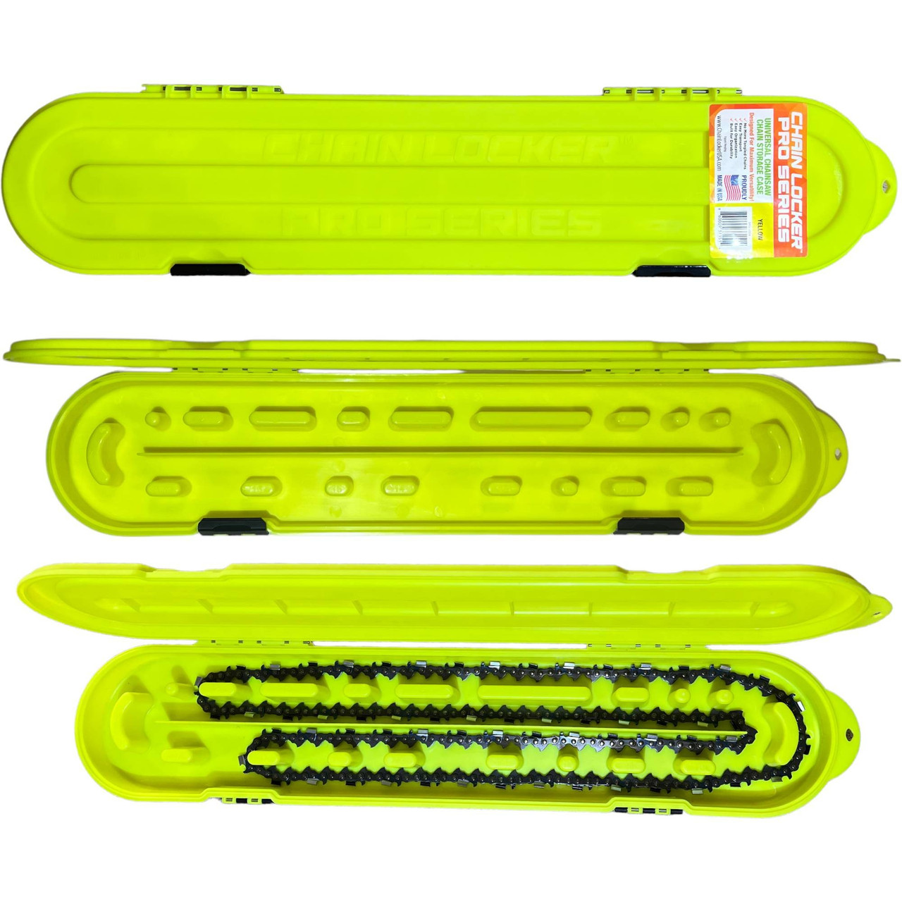 Chain Locker Yellow Color For 6" to 46" Chains; CHN2204 Total Power