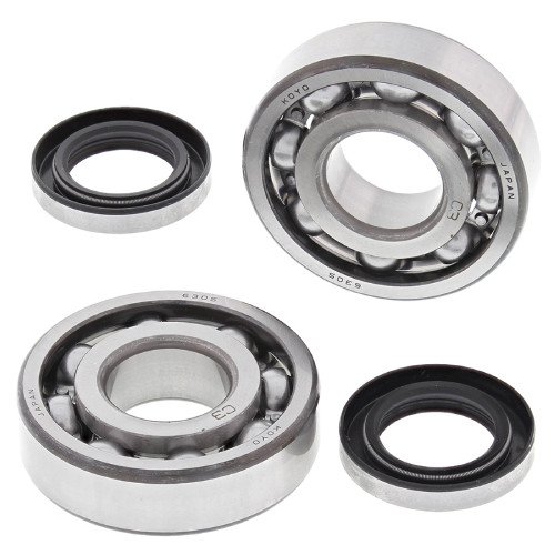 All Balls Racing Crank Bearing and Seal Kit for Kawasaki KDX 200 83-90