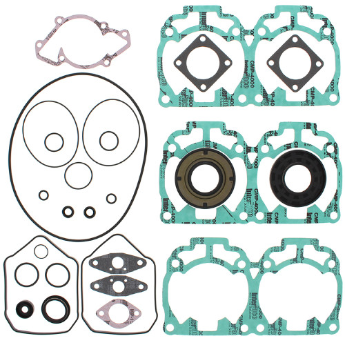 Winderosa Complete Gasket Kit with Oil Seals for Ski-Doo, 711255