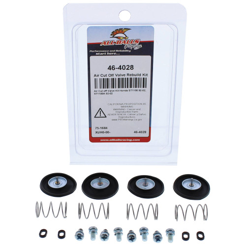 All Balls Air Cut Off Valve Rebuild Kit 46-4028 for Honda ST 1100 92-02