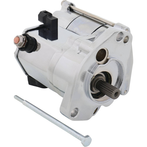 All Balls Big Twin Starter - 1.7kw - Chrome 80-1004 for Harley FLHPI Police 03