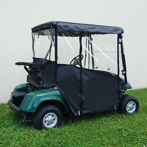 Enclosure For E-Z-GO 1996-2013 Black Color Golf Carts; ENC-017