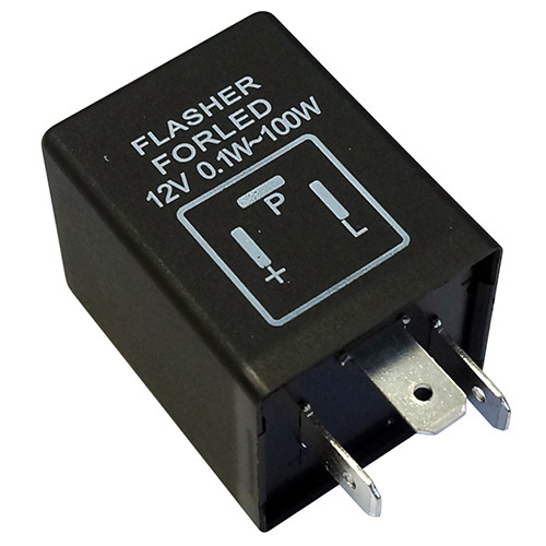 Electronic Flasher 3 Prong, Low Draw Golf Carts; LGT-216