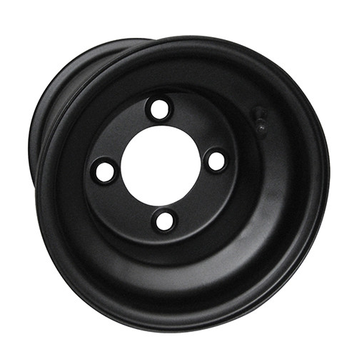 Wheel - Steel, Black, 8x7 Standard Golf Carts; TIR-415B