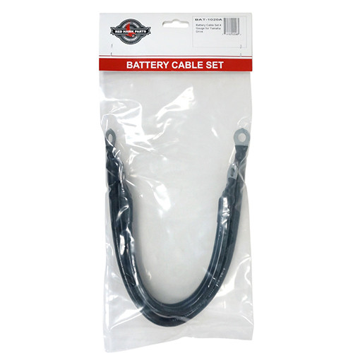 Battery Cable Set For Yamaha Drive 12V Batteries, 5/16" ring terminal; BAT-1020A