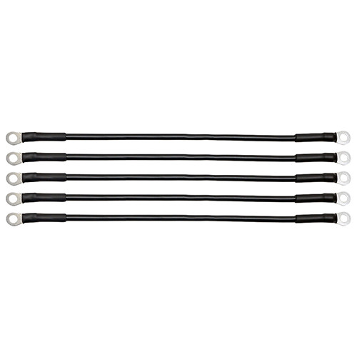 Battery Cables For Club Car 8335, E-Z-GO 11894G1 Black Golf Carts; BAT-1012-5