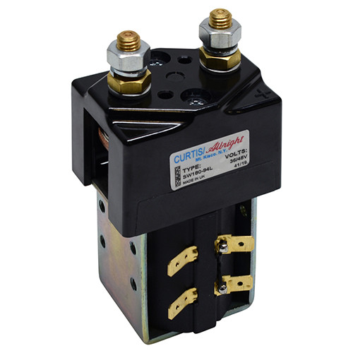 Solenoid 36/48V, 200A Continuous/400 Peak, with Mounting Bracket; SOL-1038