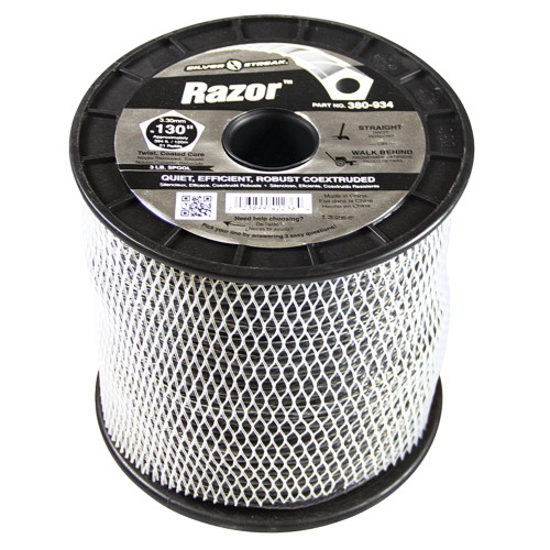 New Silver Streak Razor Trimmer Line Replaces, .130 3 lb. Spool, 380-934
