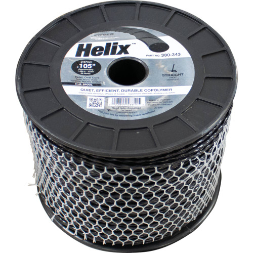 Helix Trimmer Line 1489' Approximate Length, 0.105" Diameter, Black; 380-343