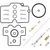 All Balls Racing Carburetor Rebuild Kit 26-1473 for Honda CRF 450 X 08-17