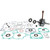 Hot Rods BOTTOM END KIT for KTM 250 EXC 05 2005 CBK0007