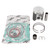 Vertex Standard Bore Top End Piston Kit for Yamaha VTK22584B-2