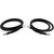 All Balls Black - 2 Each 33" Battery Cables for Harley FLHS Electra Glide Sport