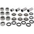 All Balls Shock Swing Arm Linkage Bearing Seal Kit for Suzuki RM125 RM250,Others