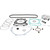 Vertex Top End Piston Kit VTKTC23259B-1 for Kawasaki KX 250 F 2009