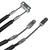 Brake Cable Set w/ Bracket For E-Z-GO TXT and Medalist 1994 and Newer; CBL-046