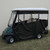 Enclosure For Club Car Tempo and Precedent with rear seat Black Color; ENC-029-B