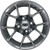 RHOX Wheel RX406, Gun Metal, 12x7 ET-25 Golf Carts; TIR-RX406-GM