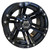 Aluminum Wheel - RHOX RX331, Black with Center Cap, 12x7 ET-25; TIR-RX331