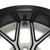 Wheel White/Gloss Black Rim, 12x6 ET-10 Golf Carts; TIR-RX284-WB