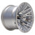 Wheel Machined Silver, 10x7 ET -25 Golf Carts; TIR-RX175-MS