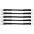 7" Battery Cables - 6 Gauge, Black Color, Pack of 5 Golf Carts; BAT-1009-5