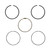 Piston Ring Set For E-Z-GO 4-cycle, gas, 350cc Fuji-Robin only 1996-08; ENG-220