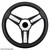 Steering Wheel Insert Black, E-Z-Go Hub Golf Carts; ACC-SW151-EZ