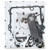 Gasket/Seal Kit For E-Z-Go Gas 1996-2002 350cc, Fuji-Robin Only 608901; ENG-185