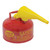 Stens 765-184 Red Metal Safety Fuel Can, 2 gal with funnel, 24-gauge hot dipped galvanized steel