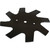 Star Edger Blade For Jacobsen 309444 1/2" Center hole, 9" OD, Star Type; 376-048