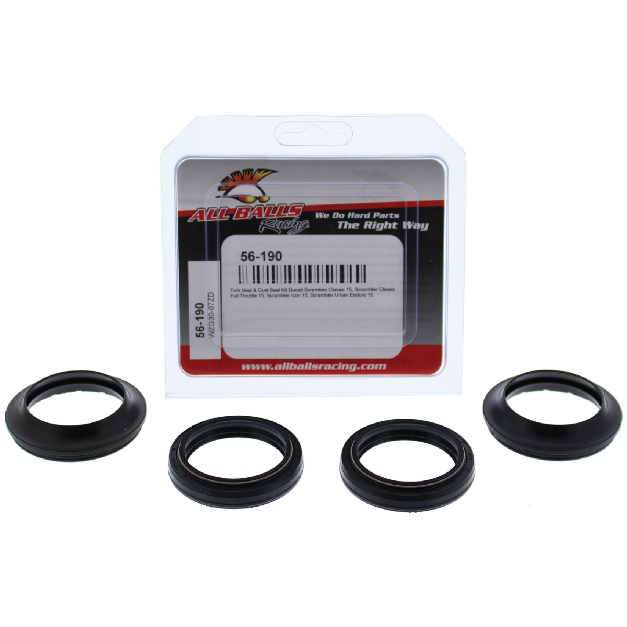 All Balls for k and Dust Seal Kit 56-190 for Ducati Scrambler Classic 15