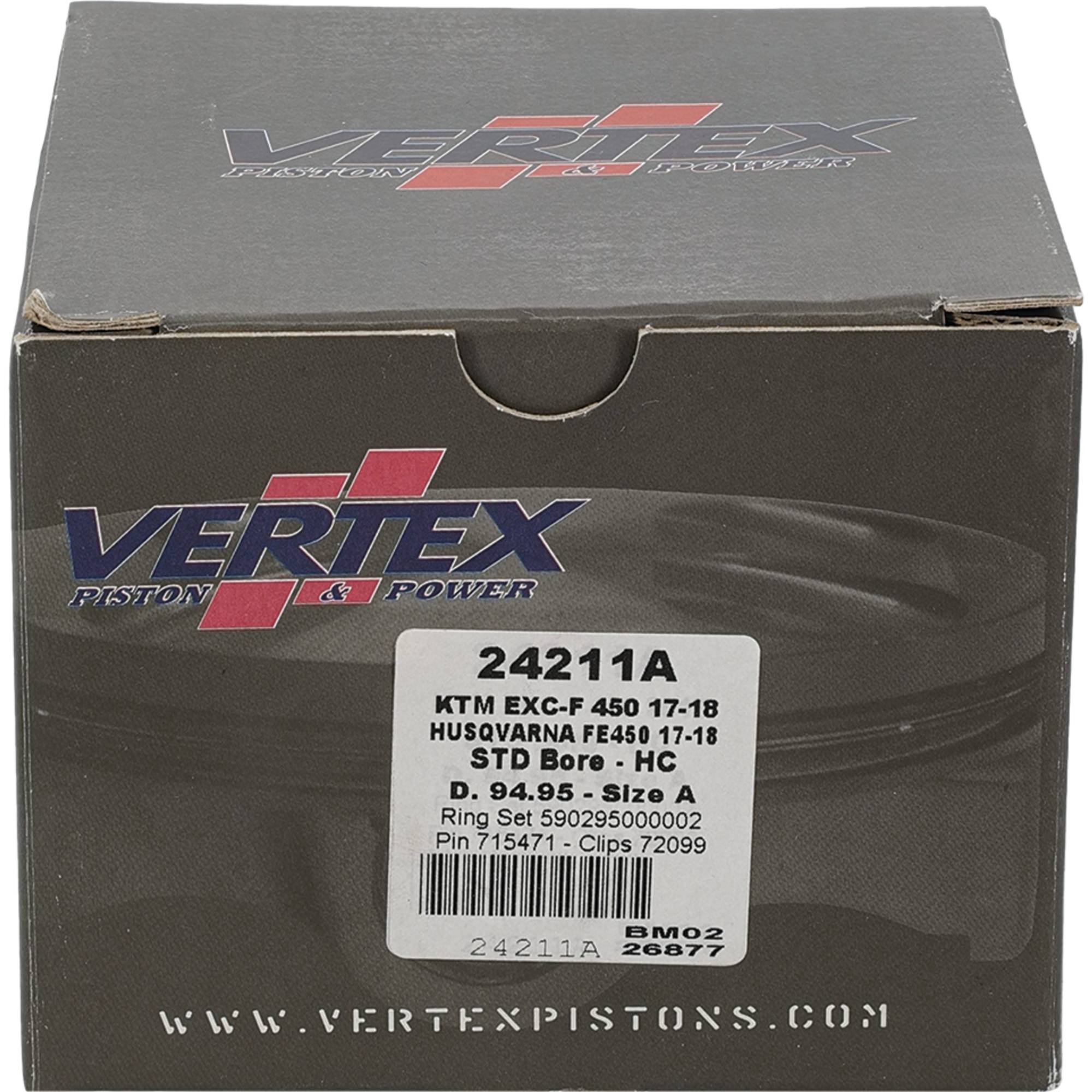 Vertex High Comp forged Piston Kit for Husqvarna FE 450 (17-18) 24211A