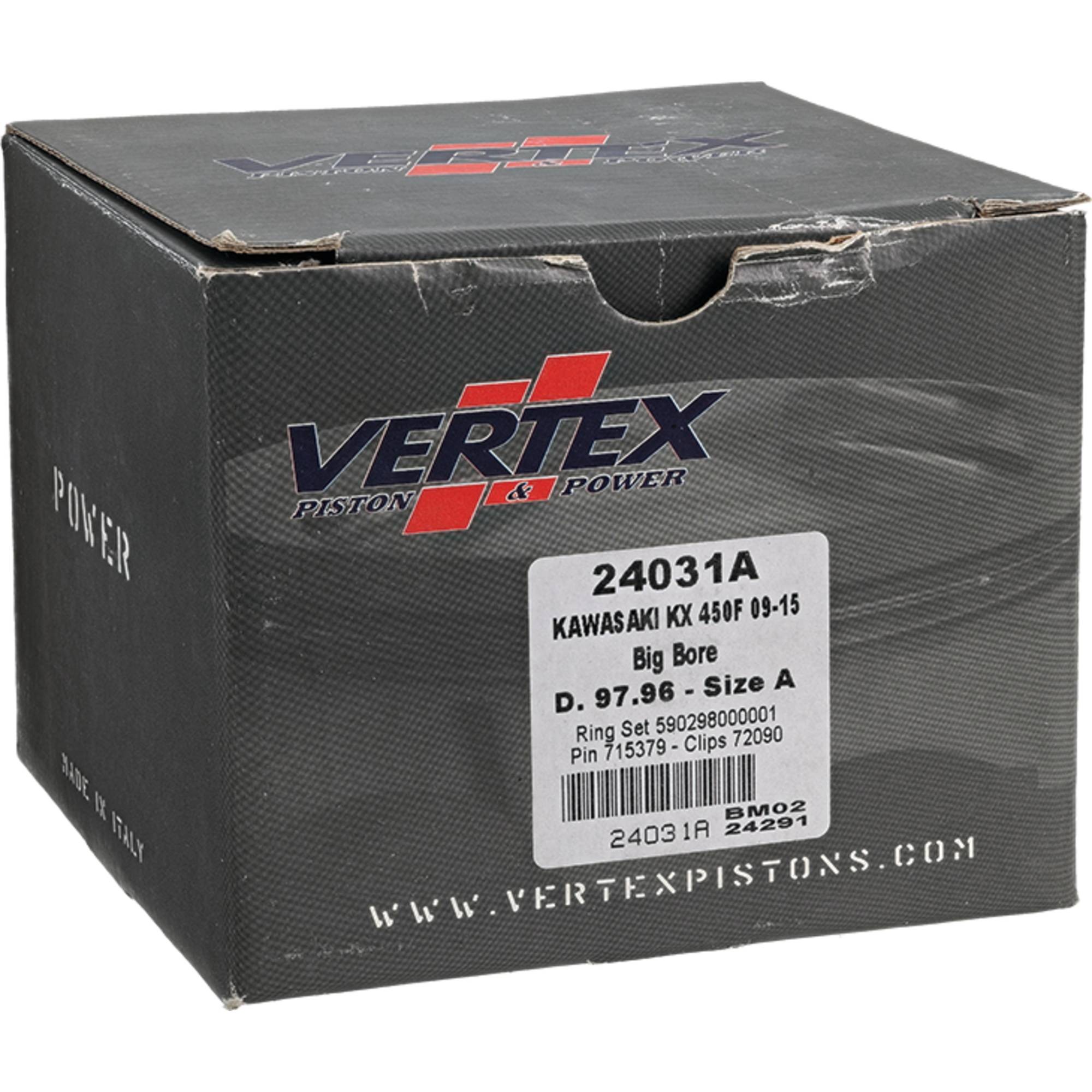 Vertex Big Bore forged Piston Kit for Kawasaki KX 450 F (09-15) 24031A