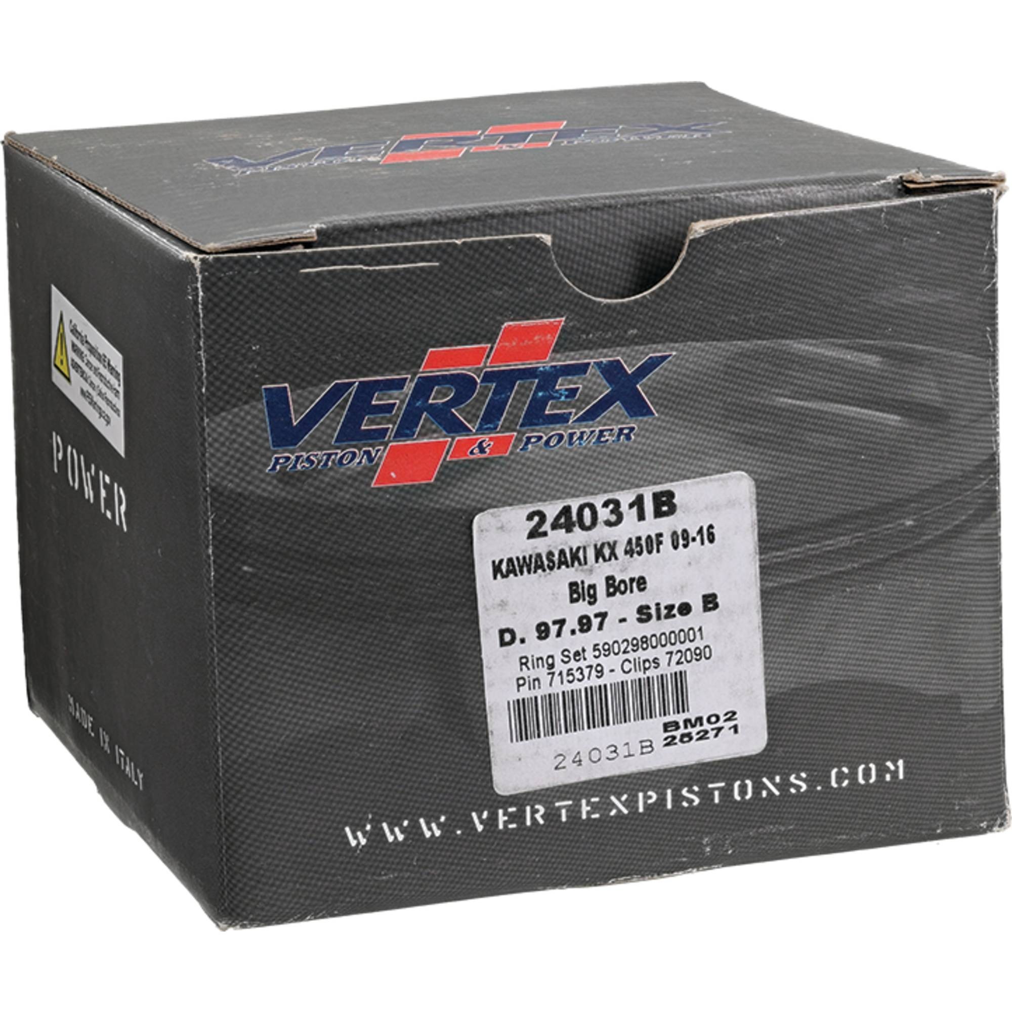 Vertex Big Bore forged Piston Kit for Kawasaki KX 450 F (09-15) 24031B