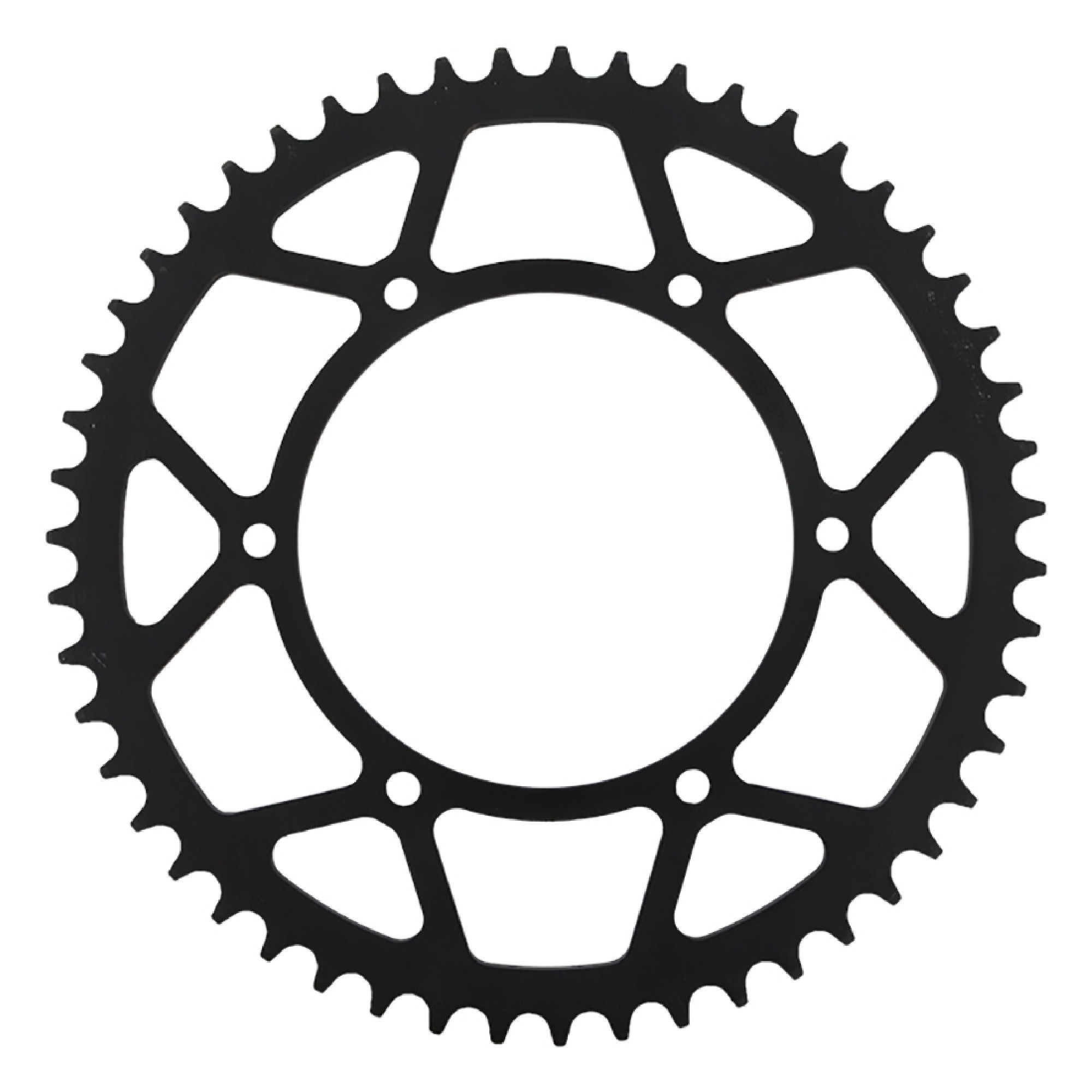 Supersprox Rear Steel Sprocket Black 51T for Yamaha 250 YZ 80-17, YZ 250 F