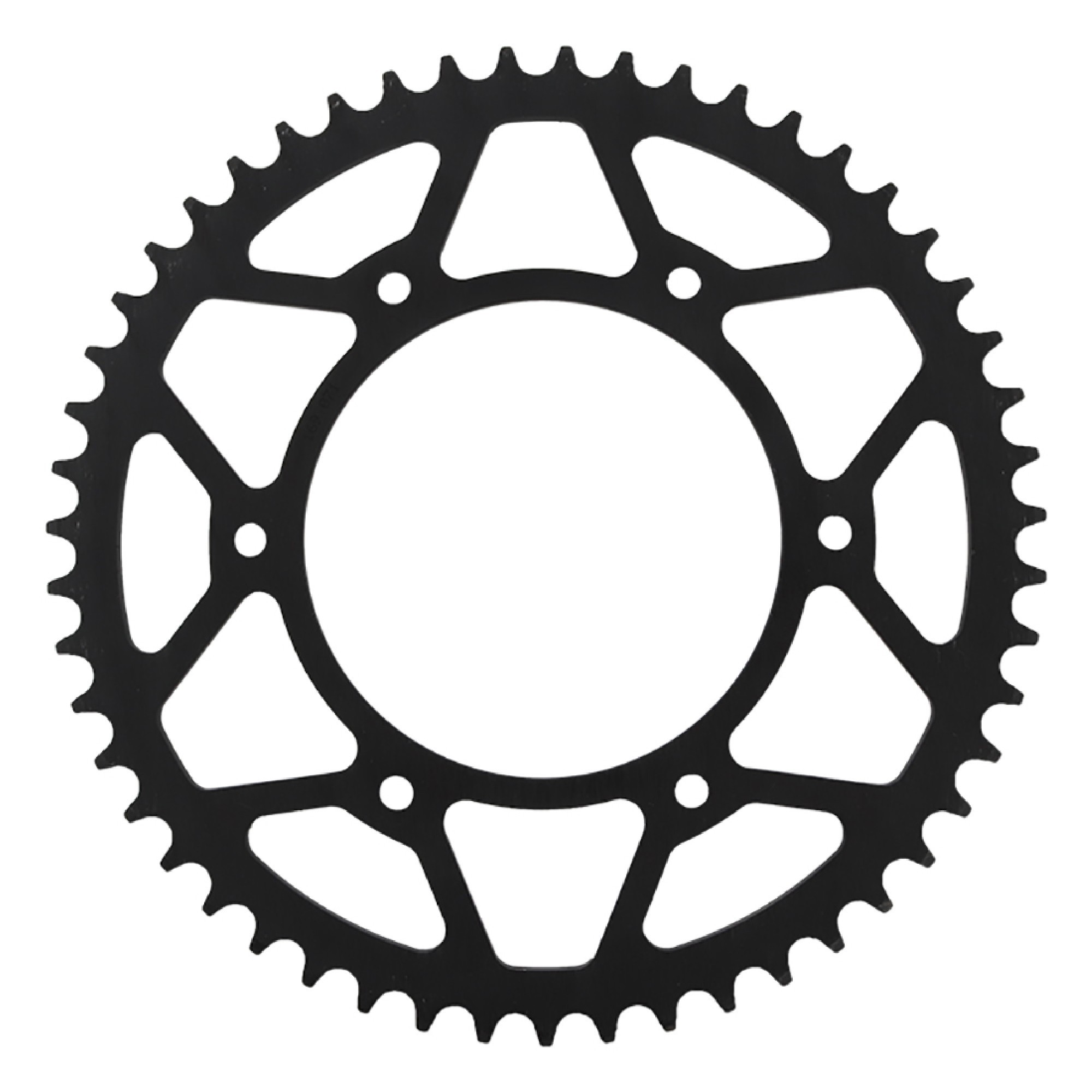 Supersprox Rear Steel Sprocket Black 51T for Honda CR 125 R 79-07