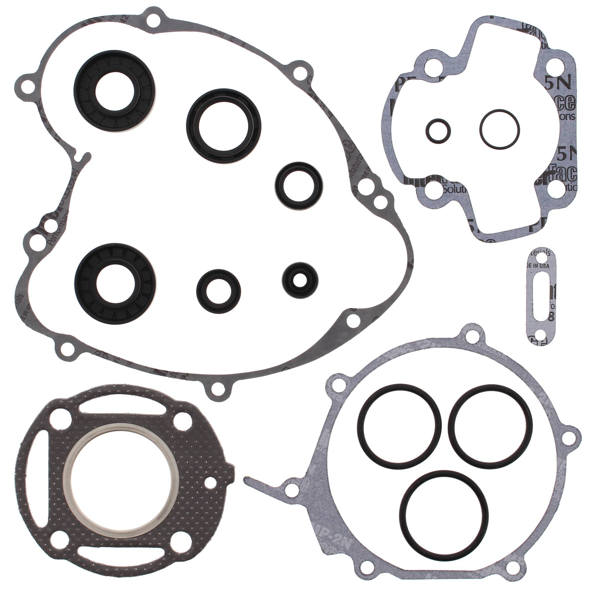 Winderosa Gasket Kit With Oil Seals for Kawasaki KX 80 83 84 85