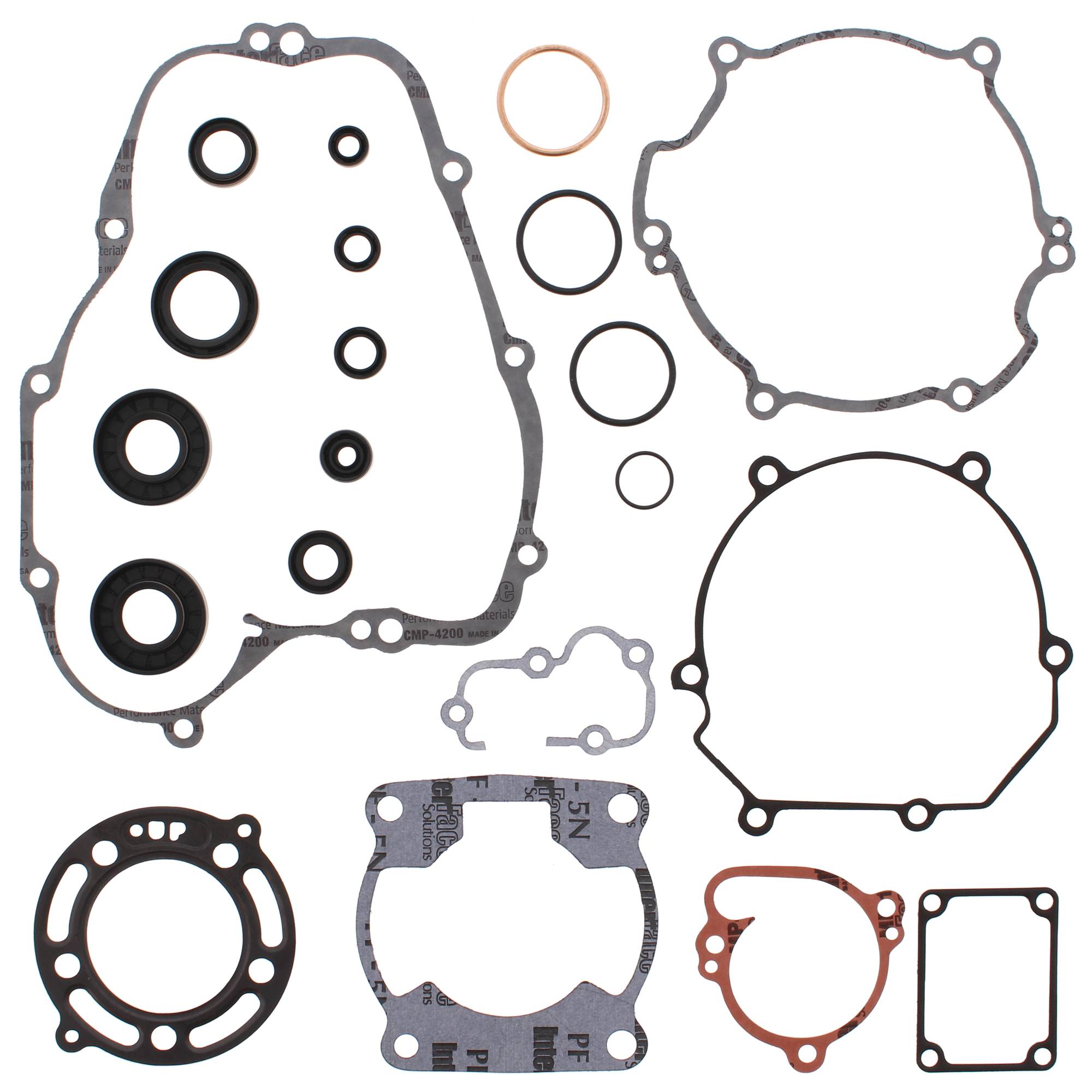 Winderosa Gasket Kit With Oil Seals for Kawasaki KX 100 14 15 16 17