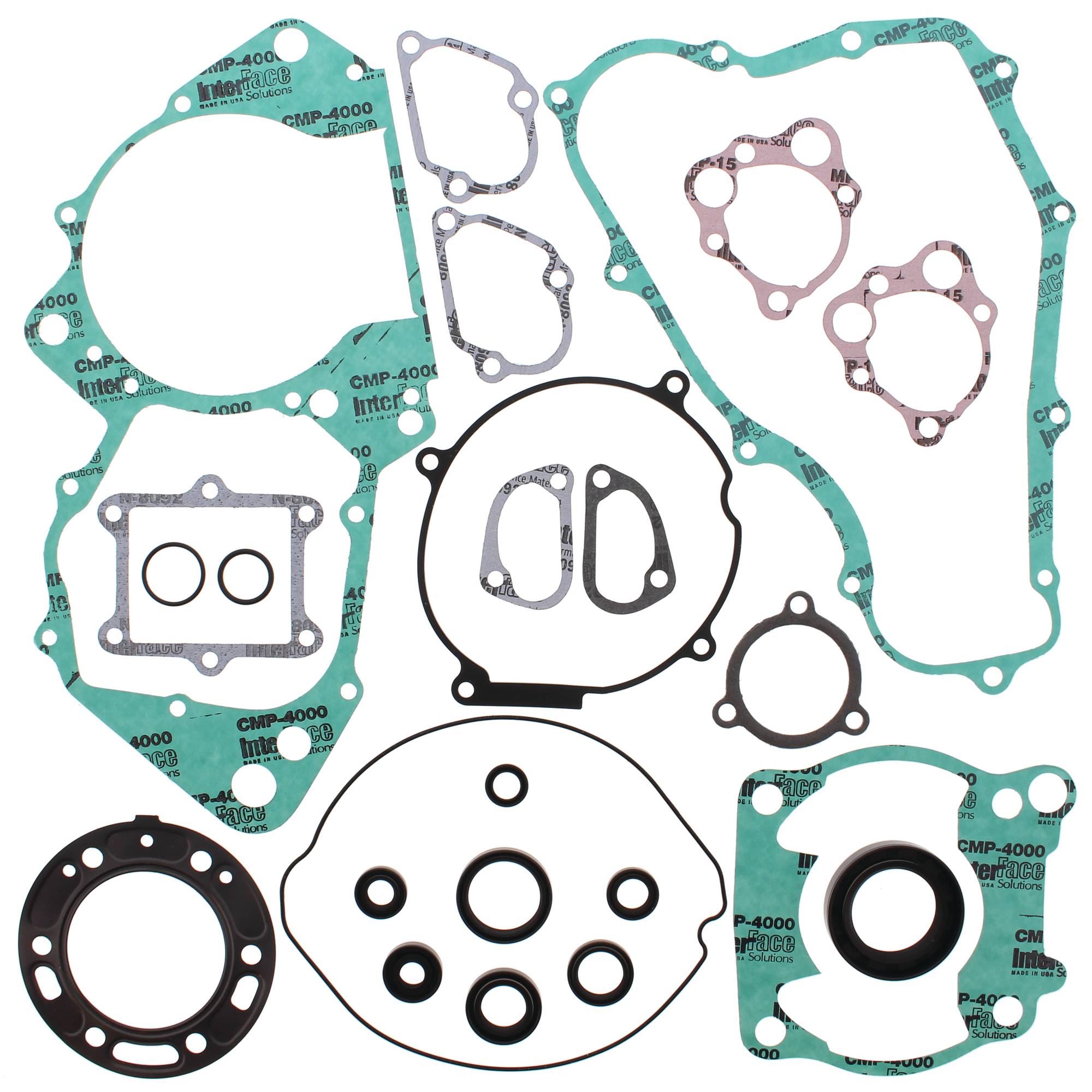 Winderosa Gasket Kit With Oil Seals for Honda CR 250 R 0.01"MetalHead Gasket