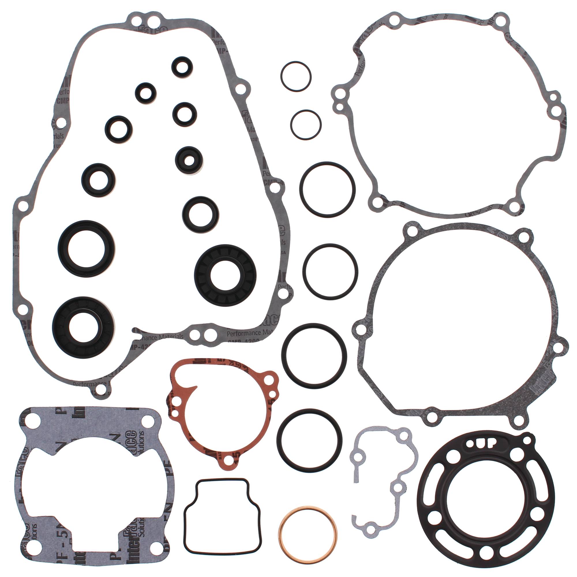 Winderosa Gasket Kit With Oil Seals for Kawasaki KX 85 01 02 03 04 05 06