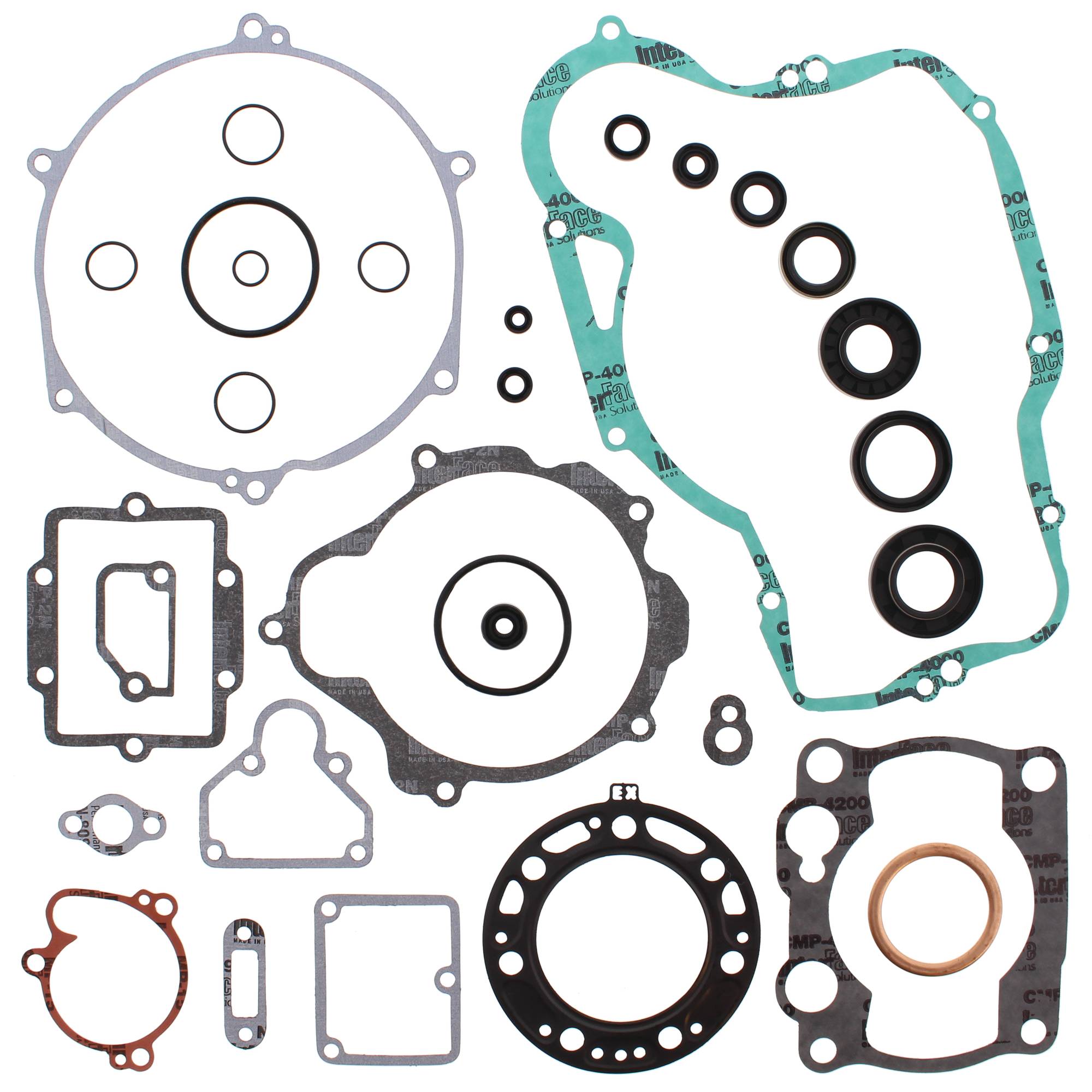 Winderosa Gasket Kit With Oil Seals for Kawasaki KX 250 04 2004