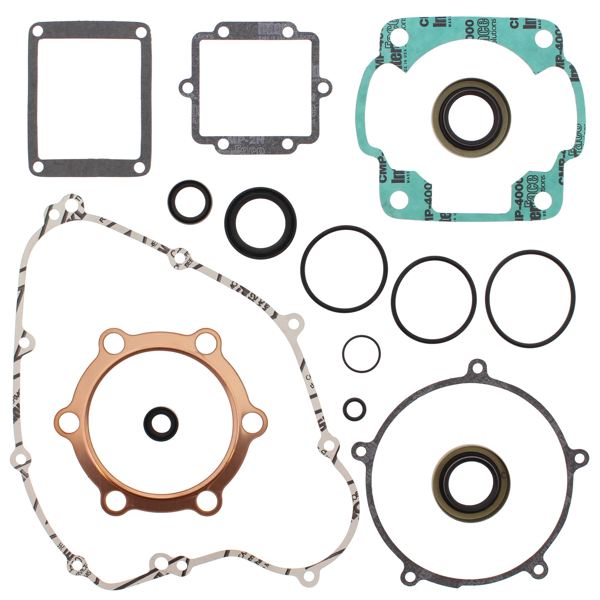 Winderosa Gasket Kit With Oil Seals for Kawasaki KX 500 83 84