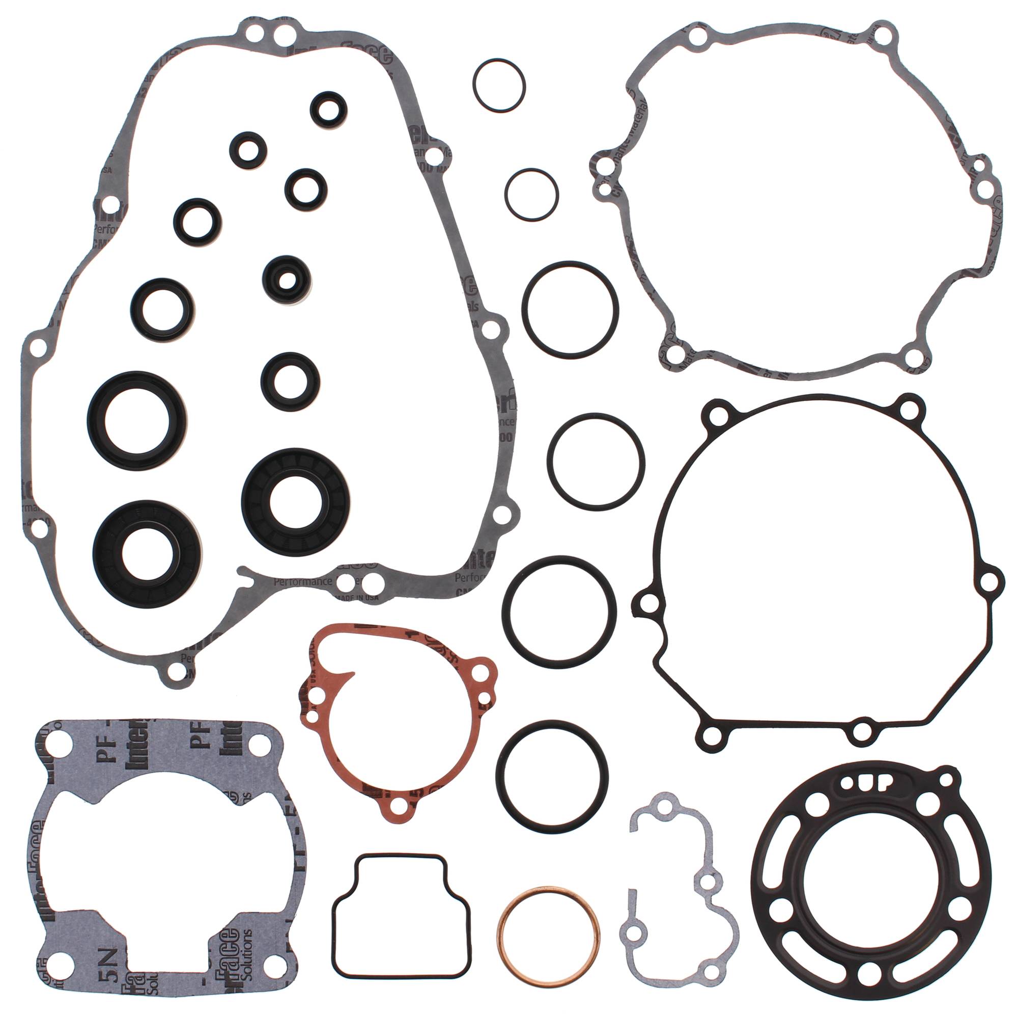 Winderosa Gasket Kit With Oil Seals for Kawasaki KX 85 07-13