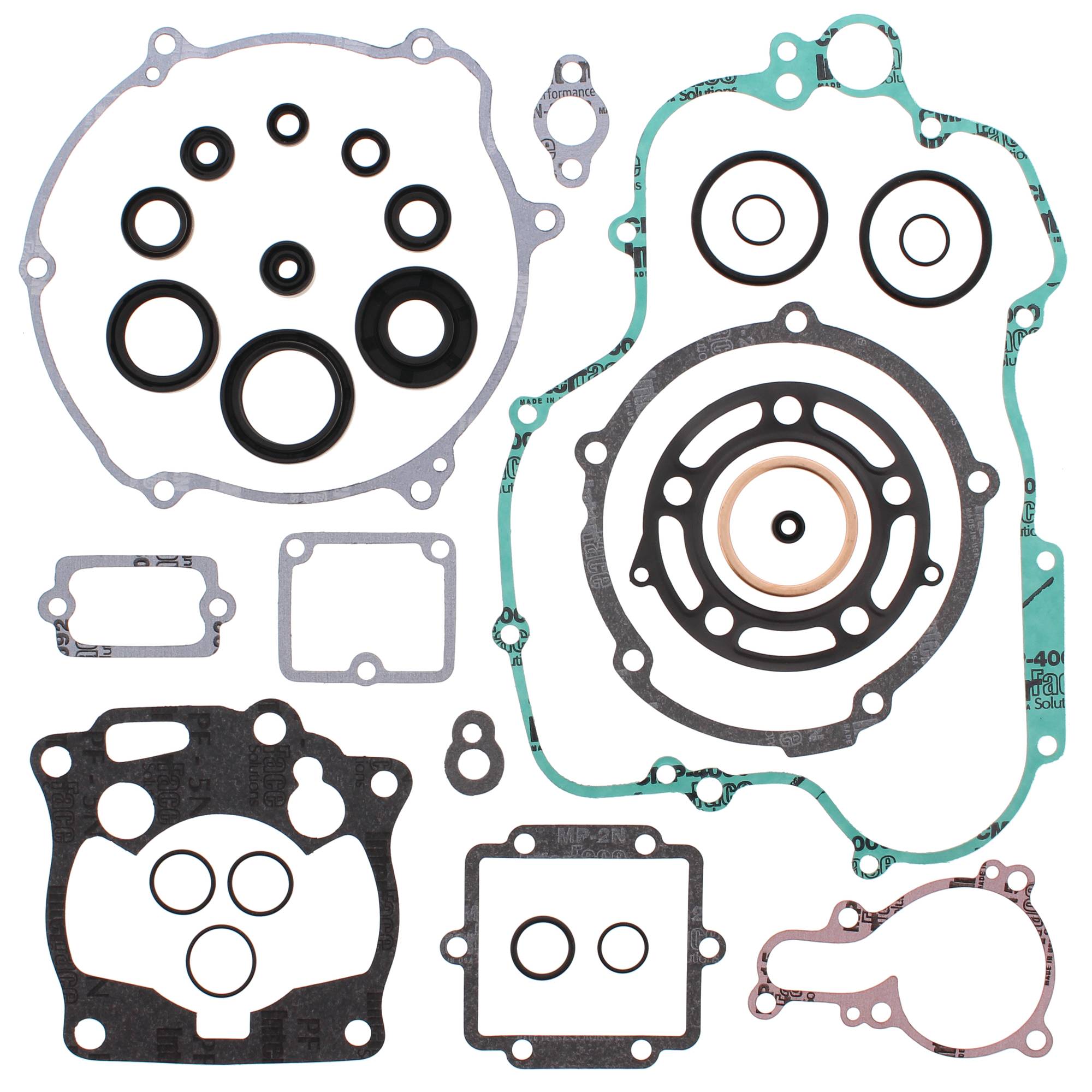 Winderosa Gasket Kit With Oil Seals for Kawasaki KX 125 95 96 97