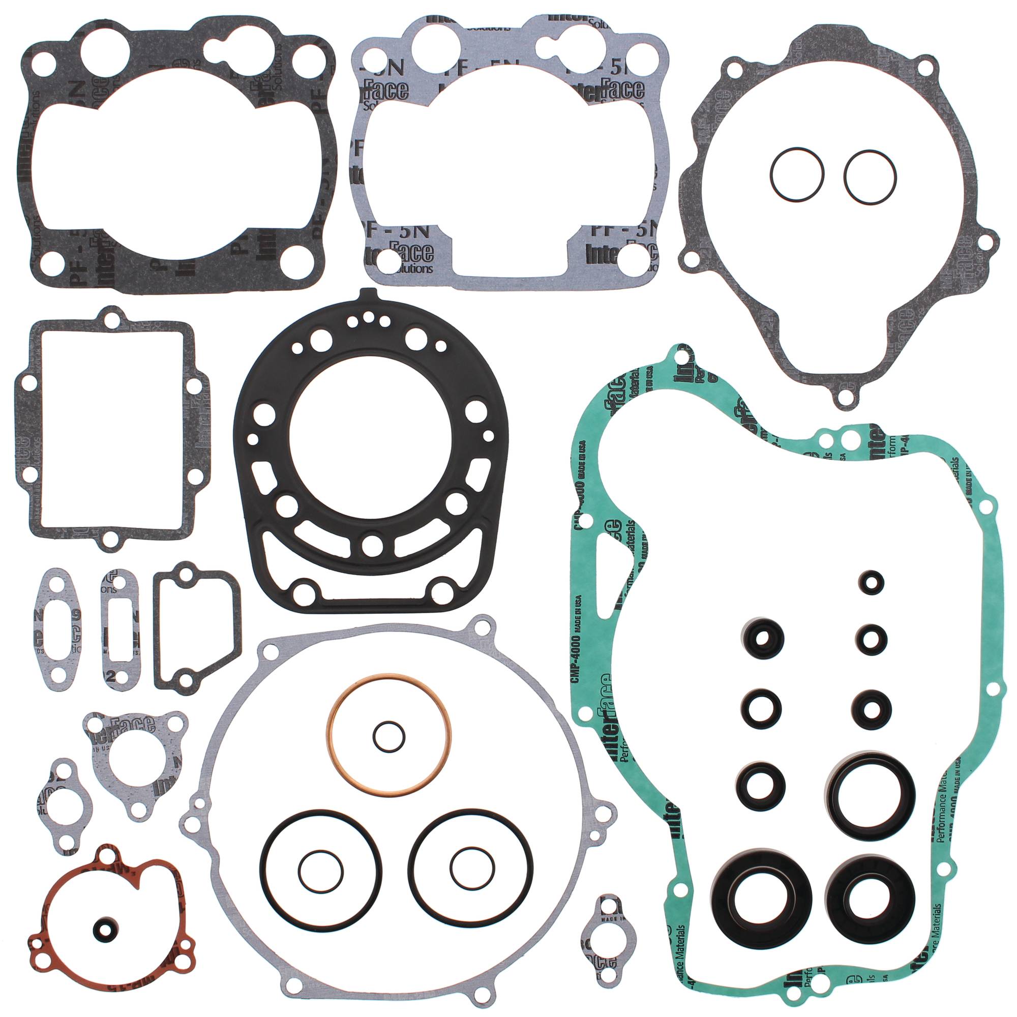 Winderosa Gasket Kit With Oil Seals for Kawasaki KX 250 92 1992