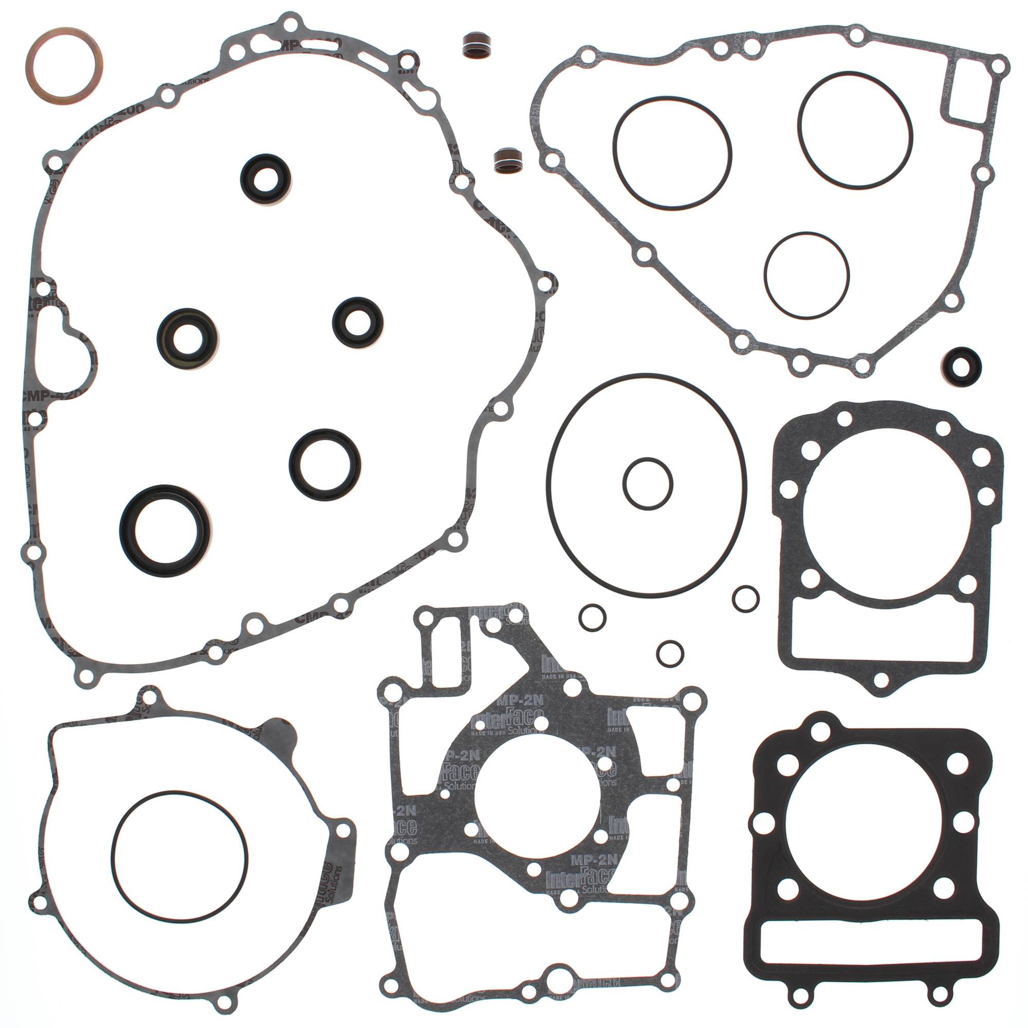 Vertex Gasket Set with Oil Seals (811805) for Kawasaki KEF300 Lakota 95 96 97 98