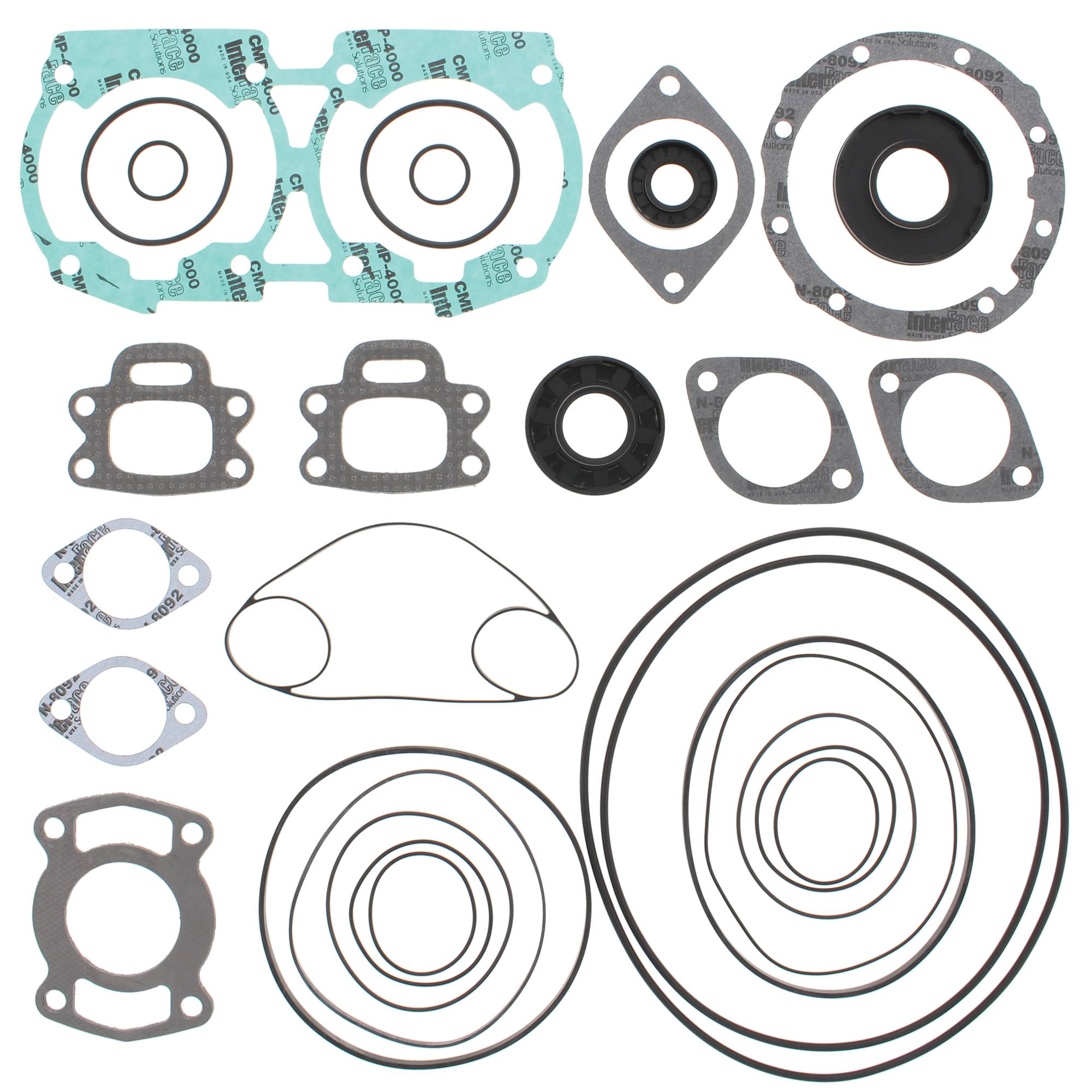 Winderosa Gasket Kit With Oil Seals for Sea-Doo 650 GTX 94 95, 650 XPI 94