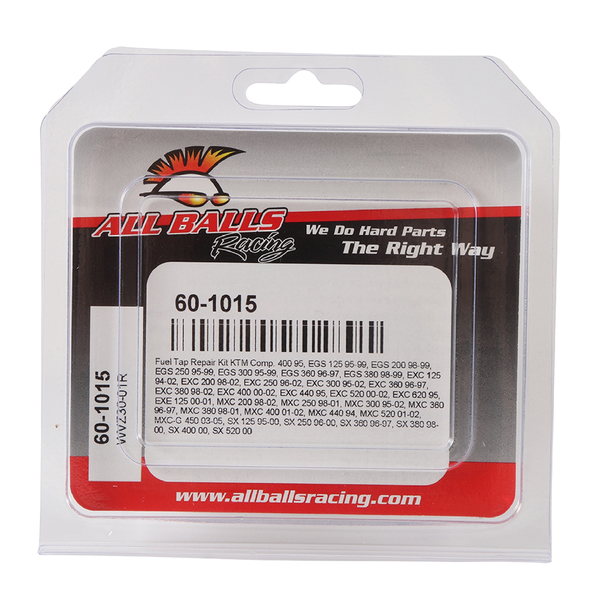 All Balls Fuel Tap Repair Kit 60-1015 for KTM 380 EGS 98 99, 380 MXC 98-01